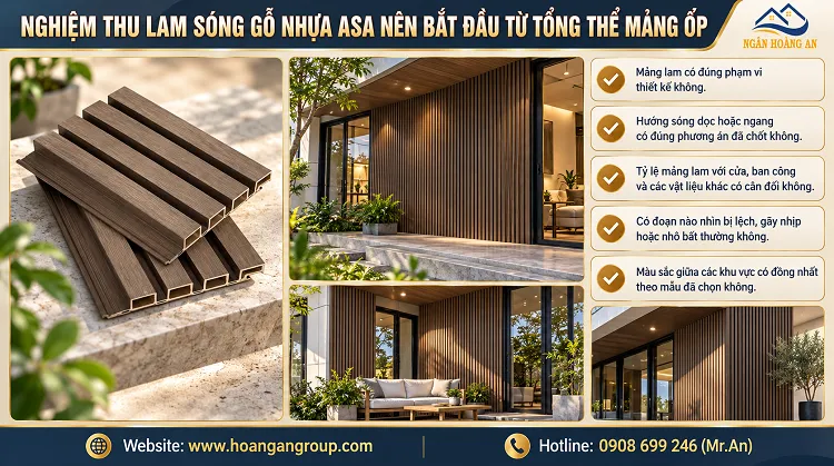 Nghiệm Thu Lam Sóng Gỗ Nhựa ASA Nên Bắt Đầu Từ Tổng Thể Mảng Ốp Nghiệm Thu Lam Sóng Gỗ Nhựa ASA Nên Bắt Đầu Từ Tổng Thể Mảng Ốp