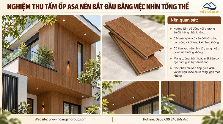Nghiệm Thu Tấm Ốp ASA Nên Bắt Đầu Bằng Việc Nhìn Tổng Thể Nghiệm Thu Tấm Ốp ASA Nên Bắt Đầu Bằng Việc Nhìn Tổng Thể