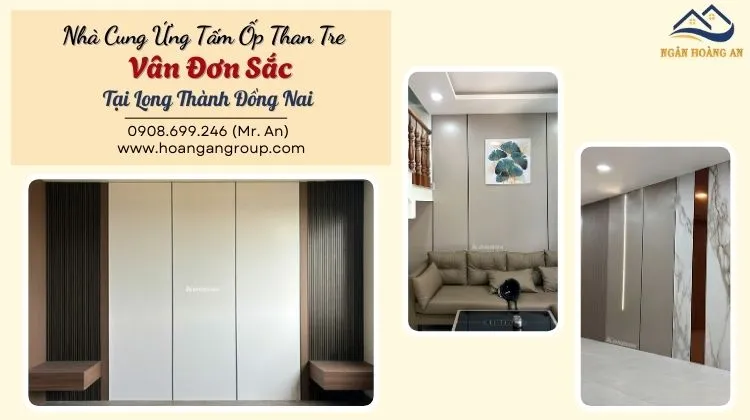 Nhà Cung Ứng Tấm Ốp Than Tre Vân Đơn Sắc
