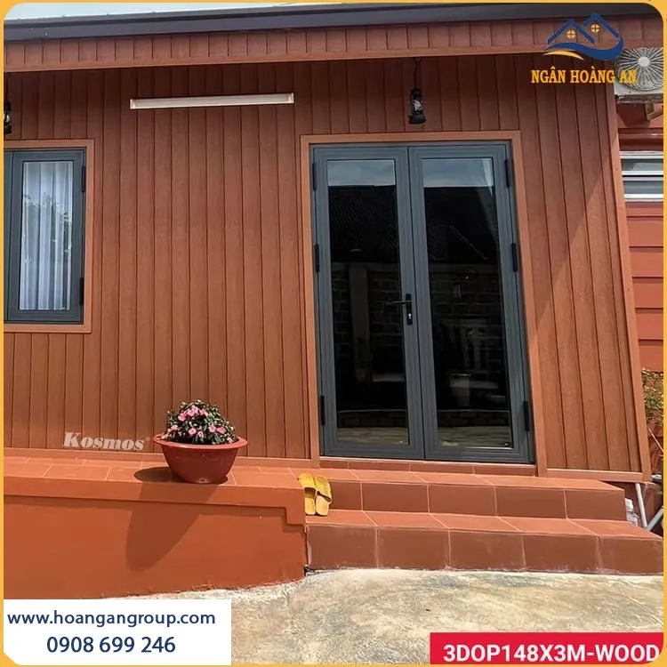  Thi Công Ốp Tường Bằng Tấm Ốp Gỗ Nhựa Ngoài Trời Kosmos