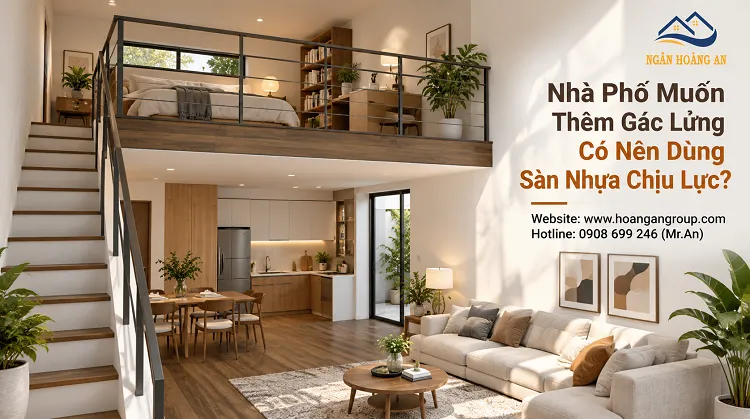 Nhà Phố Muốn Thêm Gác Lửng Có Nên Dùng Sàn Nhựa Chịu Lực?