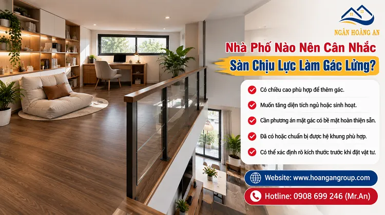 Nhà Phố Nào Nên Cân Nhắc Sàn Chịu Lực Làm Gác Lửng? Nhà Phố Nào Nên Cân Nhắc Sàn Chịu Lực Làm Gác Lửng?
