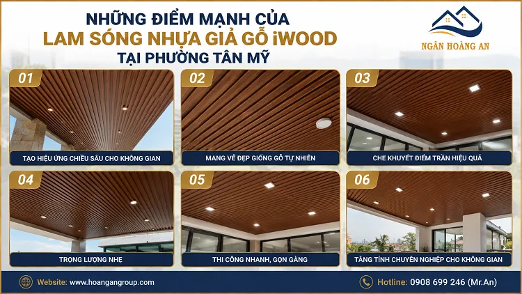 Những Điểm Mạnh Của Lam Sóng Nhựa Giả Gỗ iWood Tại Phường Tân Mỹ