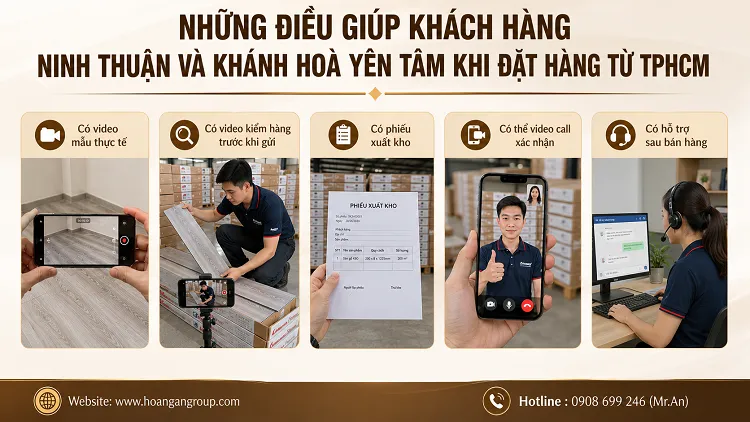 Những Điều Giúp Khách Hàng Ninh Thuận Và Khánh Hoà Yên Tâm Khi Đặt Hàng Từ TPHCM
