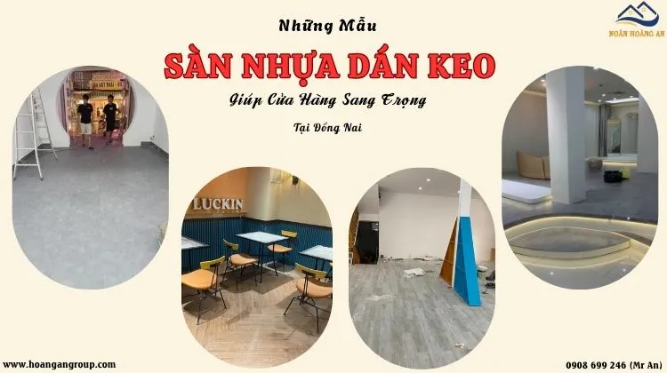 Những Mẫu Sàn Nhựa Dán Keo Giúp Cửa Hàng Sang Trọng Tại Đồng Nai