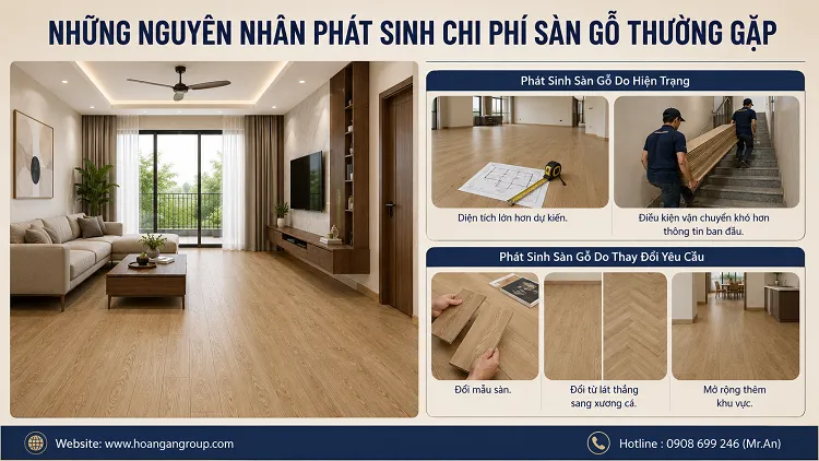 Những Nguyên Nhân Phát Sinh Chi Phí Sàn Gỗ Thường Gặp Những Nguyên Nhân Phát Sinh Chi Phí Sàn Gỗ Thường Gặp