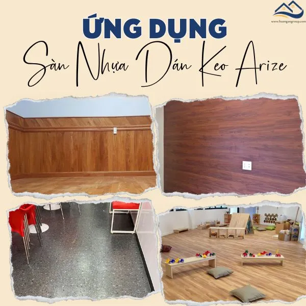 Một Số Ứng Dụng Nổi Bật Của Sàn Nhựa Dán Keo Arize