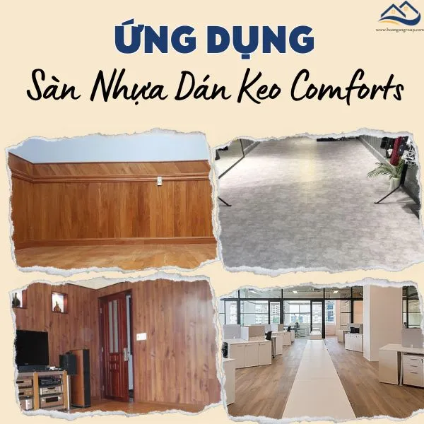 Những Ứng Dụng Của Sàn Nhựa Dán Keo Comforts Những Ứng Dụng Của Sàn Nhựa Dán Keo Comforts