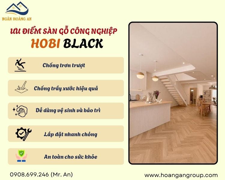 Những Ưu Điểm Nổi Bật Của Sàn Gỗ Công Nghiệp Hobi Black