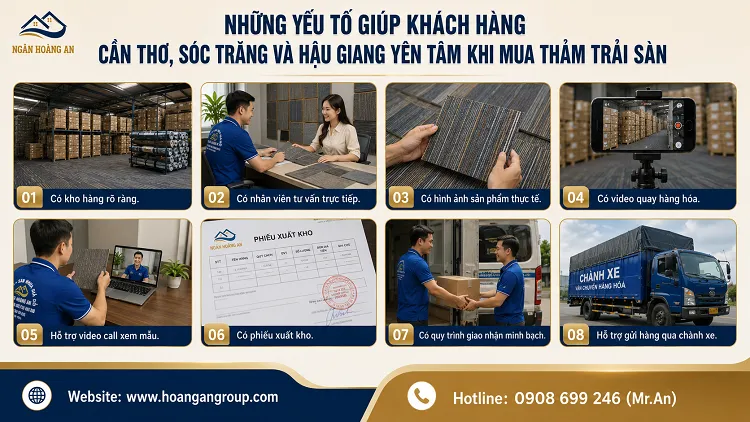 Những Yếu Tố Giúp Khách Hàng Cần Thơ, Sóc Trăng Và Hậu Giang Yên Tâm Khi Mua Thảm Trải Sàn Những Yếu Tố Giúp Khách Hàng Cần Thơ, Sóc Trăng Và Hậu Giang Yên Tâm Khi Mua Thảm Trải Sàn