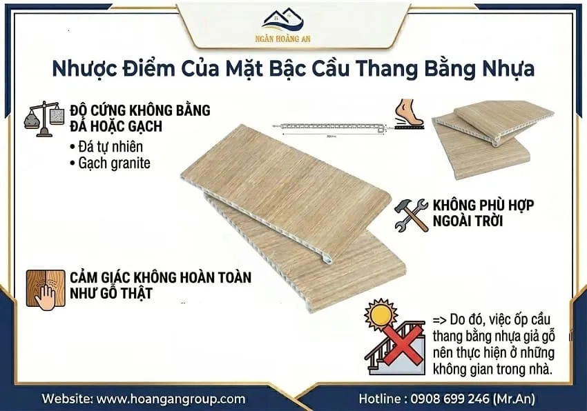 Nhược Điểm Của Mặt Bậc Cầu Thang Bằng Nhựa