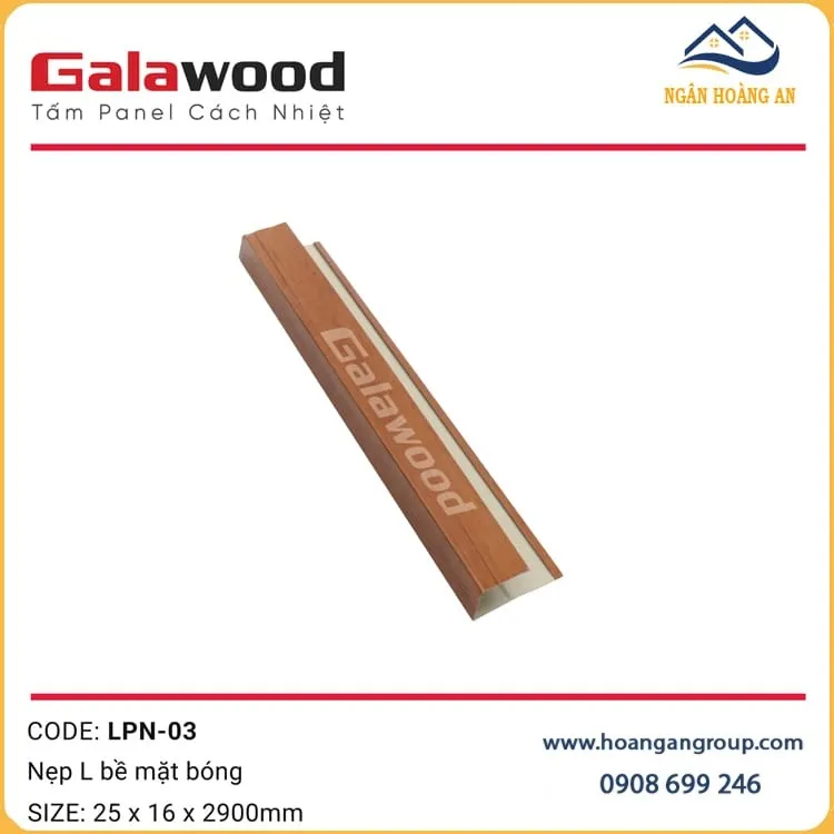Nẹp Kết Thúc Nối Tấm Cách Nhiệt Panel LPN-03 Màu Cánh Gián Nẹp Kết Thúc Nối Tấm Cách Nhiệt Panel LPN-03 Màu Cánh Gián