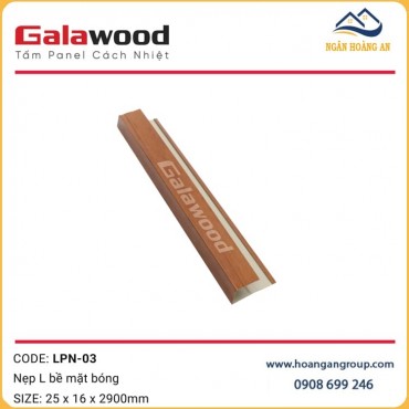 Nẹp Kết Thúc Nối Tấm Cách Nhiệt Panel LPN-03 Màu Cánh Gián