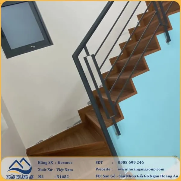 Sàn Nhựa Giả Gỗ Hèm Khóa Kosmos N1682 Tại Quận 2 TPHCM Sàn Nhựa Giả Gỗ Hèm Khóa Kosmos N1682 Tại Quận 2 TPHCM