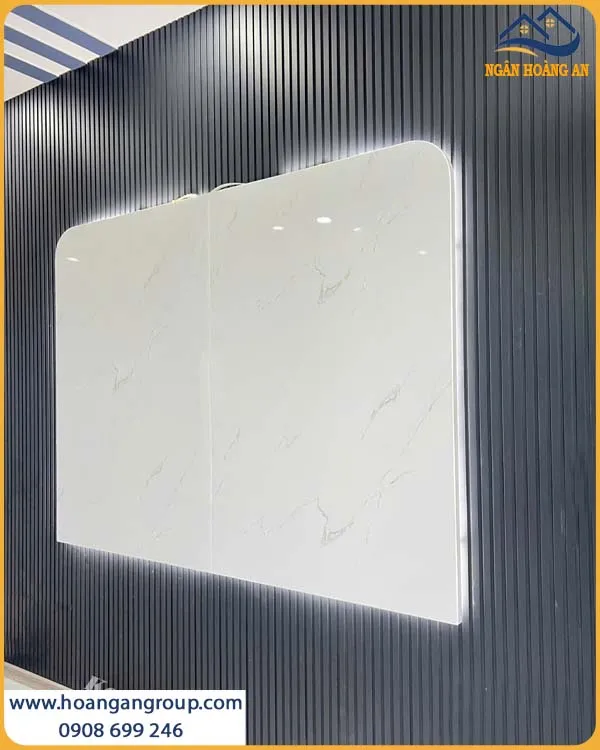 Tấm PVC Giả Đá Mang Đến Vẻ Đẹp Cao Cấp Cho Vách Tivi