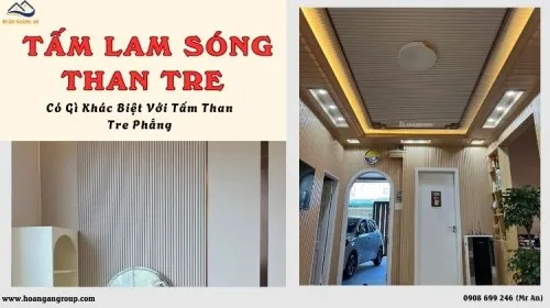 Ốp Tấm Lam Sóng Than Tre Có Gì Khác Biệt Với Tấm Than Tre Phẳng? 