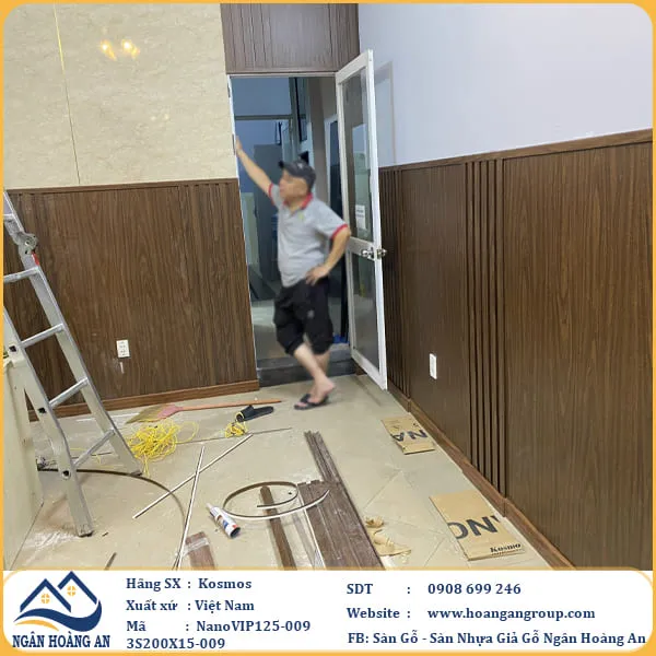 Ốp Tường Lamri Bằng Tấm Ốp Tường Kosmos Tại Tân Phú TPHCM