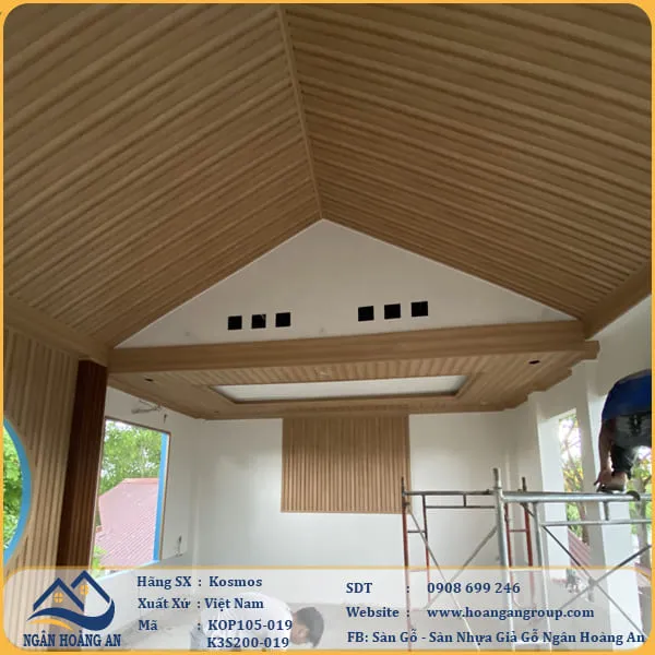 Ốp Tường Ốp Trần Bằng Tấm Ốp Kosmos Tại Quận 12 TPHCM