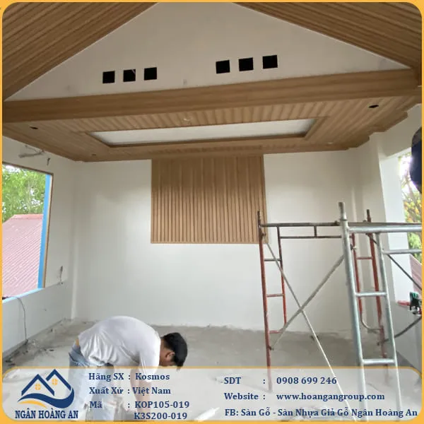 Ốp Tường Ốp Trần Bằng Tấm Ốp Kosmos Tại Quận 12 TPHCM