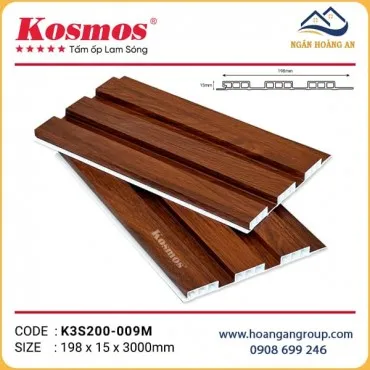 Tấm Nhựa Ốp Tường Lam 3 Sóng Thấp Kosmos K3S200-009M