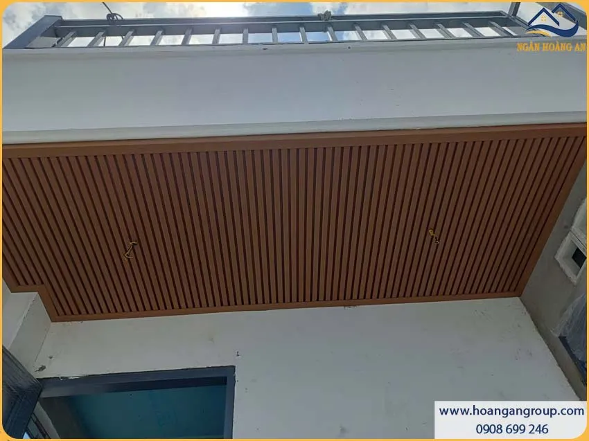 Mái Hiên Bền Đẹp Nhờ Lam Sóng Gỗ Nhựa ASA Hobiwood 5SASA-001