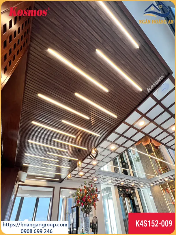 Ốp Trần Nhựa Giả Gỗ Cho Văn Phòng Tại Thủ Đức TPHCM