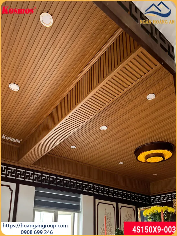 Mẫu Ốp Trần Nhựa Giả Gỗ Đẹp Nhất Tại Bình Chánh TPHCM