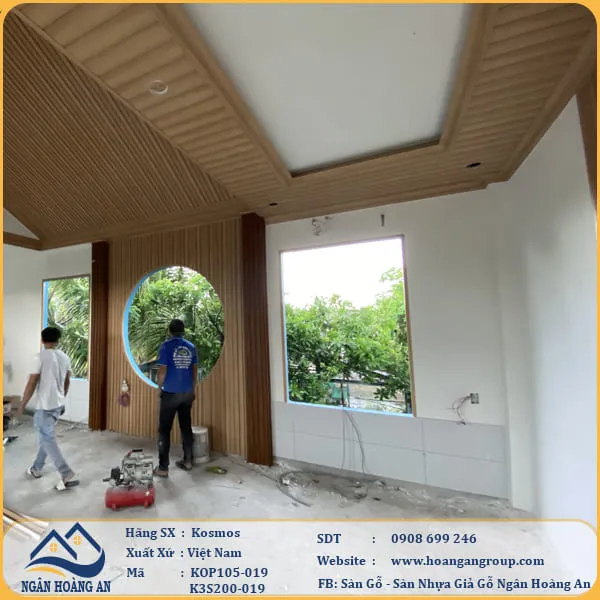 Ốp Tường Ốp Trần Bằng Tấm Ốp Kosmos Tại Quận 12 TPHCM