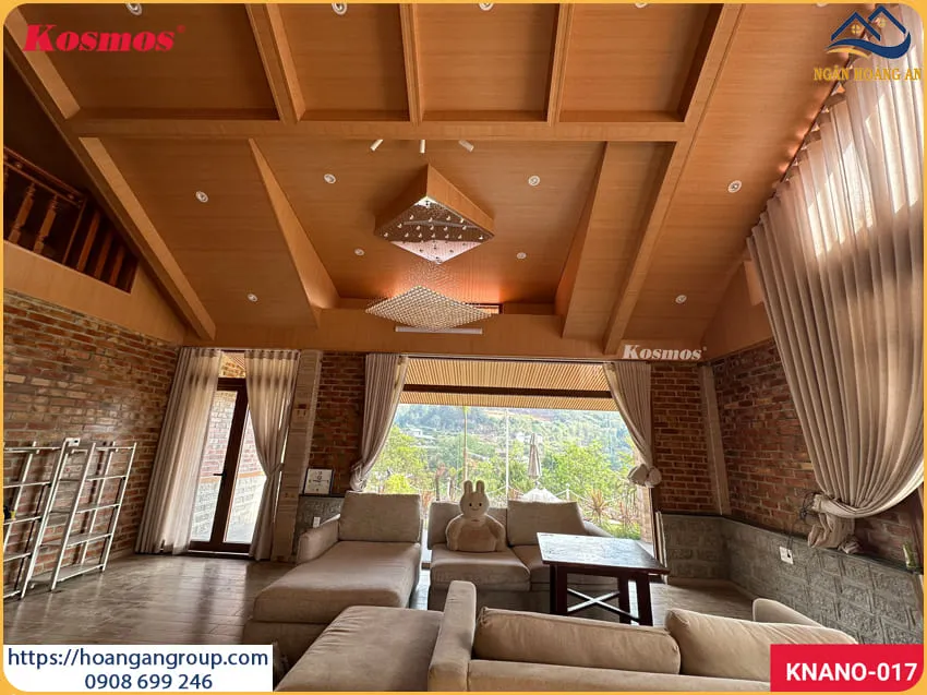 Ốp Trần Nano Nhựa Giả Gỗ Cho Homestay Tại Quận 10 TPHCM Ốp Trần Nano Nhựa Giả Gỗ Cho Homestay Tại Quận 10 TPHCM