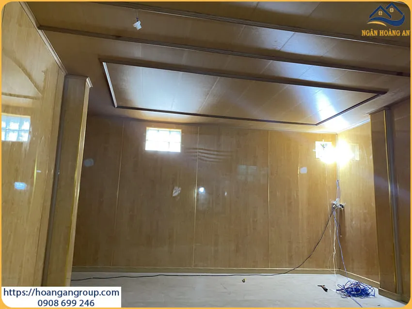  Ốp Trần Nano Nhựa Giả Gỗ Cho Phòng Nghỉ Ngơi Tại Bình Thạnh TPHCM