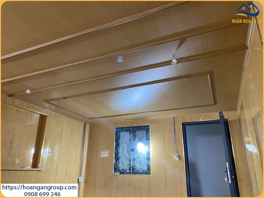 Ốp Trần Nano Nhựa Giả Gỗ Cho Phòng Nghỉ Ngơi Tại Nhơn Trạch Đồng Nai