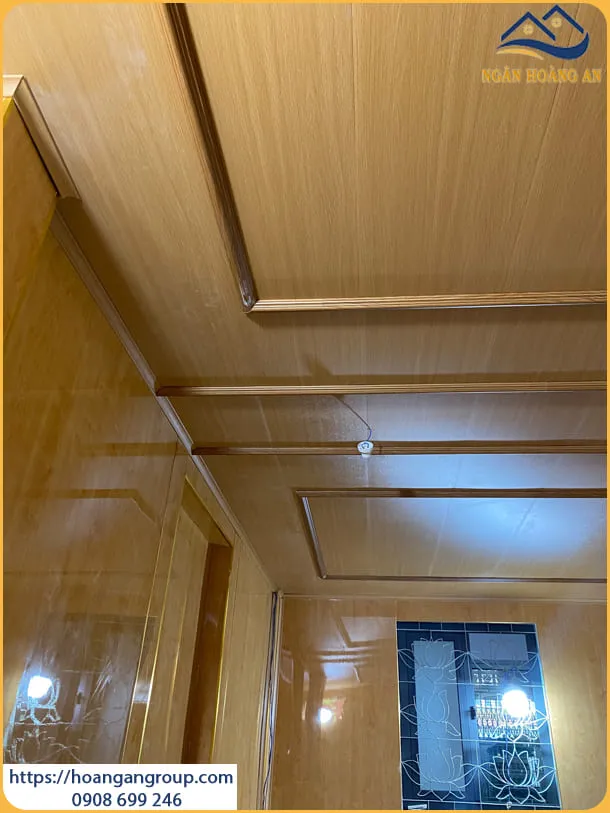 Ốp Trần Nhựa Nano Giả Gỗ Cho Phòng Nghỉ Ngơi Tại Nhà Bè TPHCM Ốp Trần Nhựa Nano Giả Gỗ Cho Phòng Nghỉ Ngơi Tại Nhà Bè TPHCM