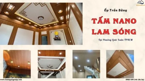 Ốp Trần Tấm Nano - Lam Sóng Nhựa Chất Lượng Tại Phường Linh Xuân TPHCM