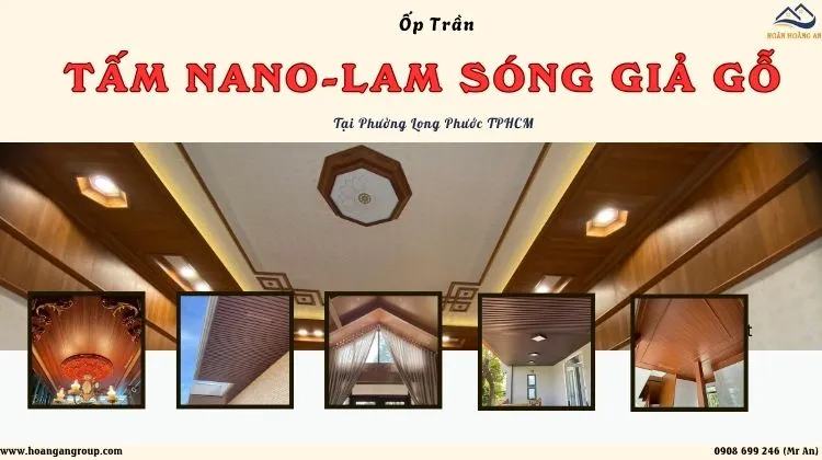Ốp Trần Tấm Nano, Lam Sóng Nhựa Chuyên Nghiệp Phường Long Phước TPHCM