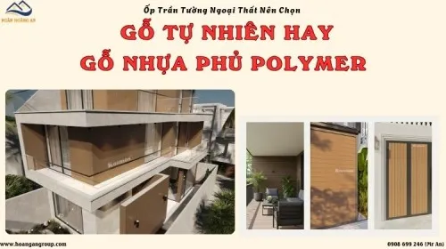 Ốp Trần Tường Ngoại Thất Nên Chọn Gỗ Tự Nhiên Hay Gỗ Nhựa Phủ Polymer?