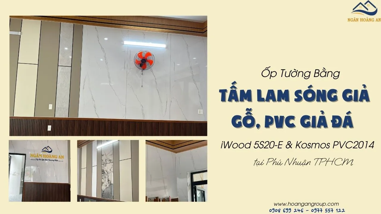 Ốp Tường Bằng Tấm Lam Sóng Giả Gỗ, PVC Giả Đá Tại Long Thành Đồng Nai Ốp Tường Bằng Tấm Lam Sóng Giả Gỗ, PVC Giả Đá Tại Long Thành Đồng Nai