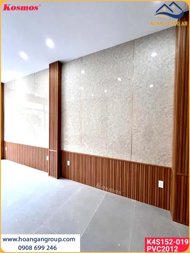 Không Gian Nội Thất Trở Nên Ấn Tượng Khi Ốp Tường PVC Giả Đá