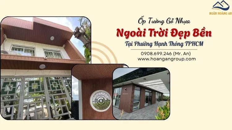 Ốp Tường Gỗ Nhựa Ngoài Trời Đẹp Bền Tại Phường Hạnh Thông TPHCM