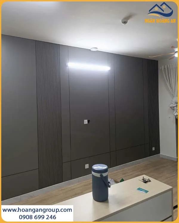 Mảng Tường Điểm Nhấn Bằng Tấm Than Tre iWood SS-9