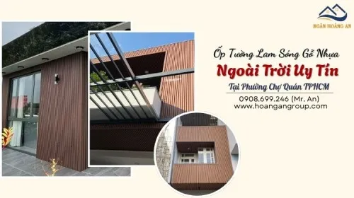 Ốp Tường Lam Sóng Gỗ Nhựa Ngoài Trời Uy Tín Tại Phường Chợ Quán TPHCM