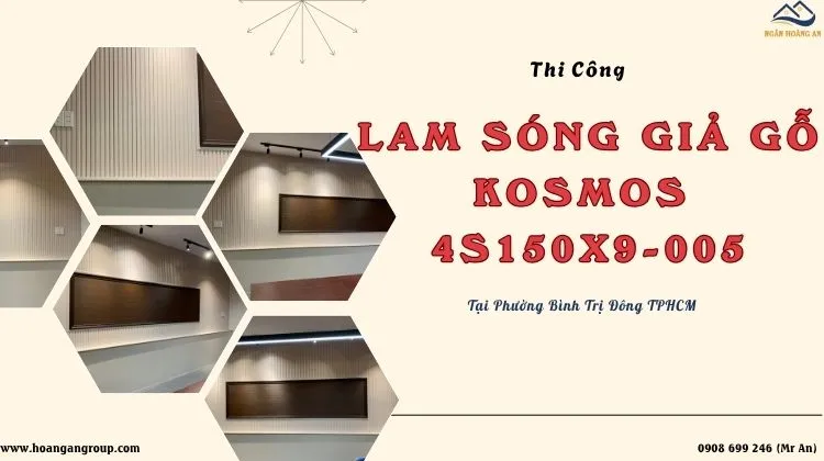Thi Công Lam Sóng Kosmos 4S150X9-005 Tại Phường Bình Trị Đông TPHCM
