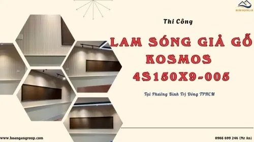 Thi Công Lam Sóng Kosmos 4S150X9-005 Tại Phường Bình Trị Đông TPHCM