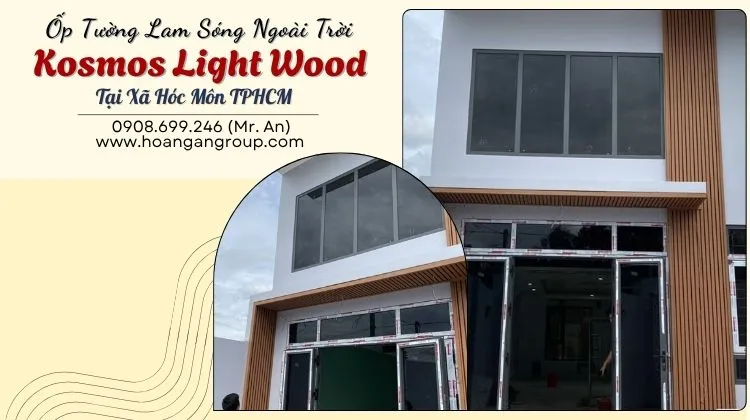 Ốp Tường Lam Sóng Ngoài Trời Kosmos Light Wood Tại Xã Hóc Môn Ốp Tường Lam Sóng Ngoài Trời Kosmos Light Wood Tại Xã Hóc Môn