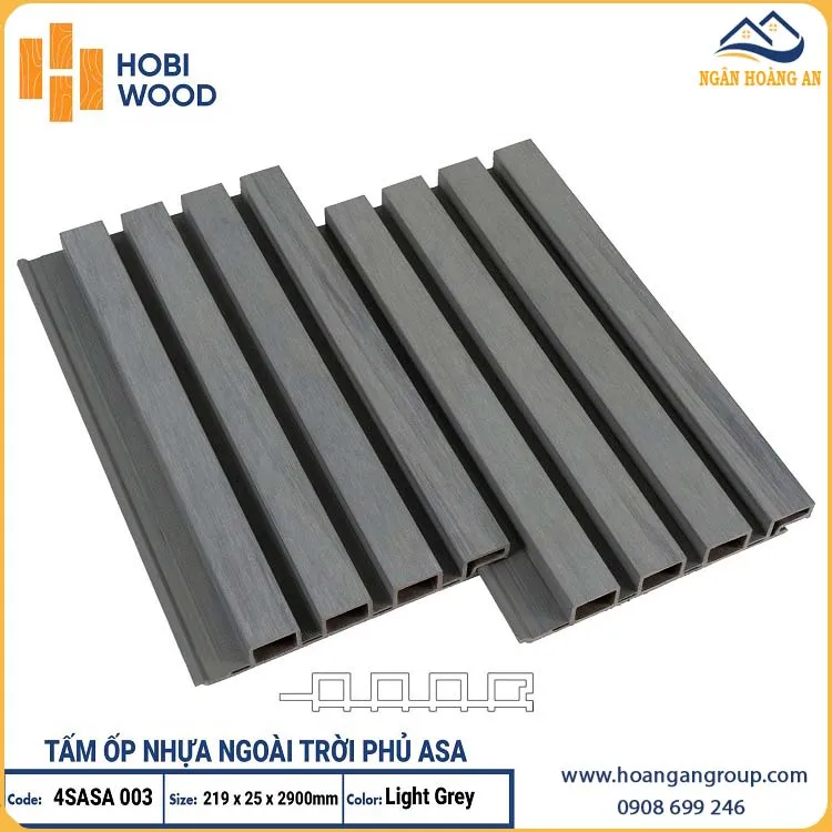 Đặc Điểm Tấm Ốp Gỗ Nhựa ASA Hobiwood 4SASA003