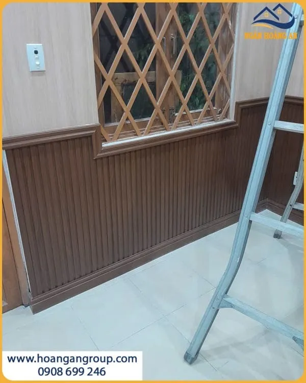 Ốp Tường Lam Sóng Và Nano iWood Tạo Điểm Nhấn Cho Không Gian