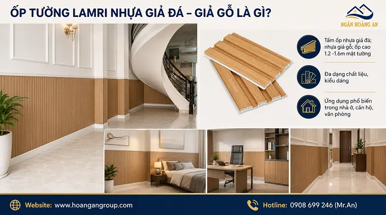 Ốp Tường Lamri Nhựa Giả Đá – Giả Gỗ Là Gì? Ốp Tường Lamri Nhựa Giả Đá – Giả Gỗ Là Gì?