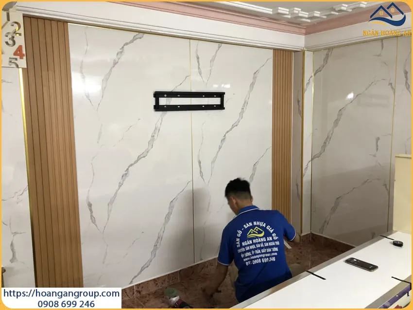 Ốp Tường Nhựa Giả Đá Nhựa Giả Gỗ Tại Tân Phú TPHCM Ốp Tường Nhựa Giả Đá Nhựa Giả Gỗ Tại Tân Phú TPHCM