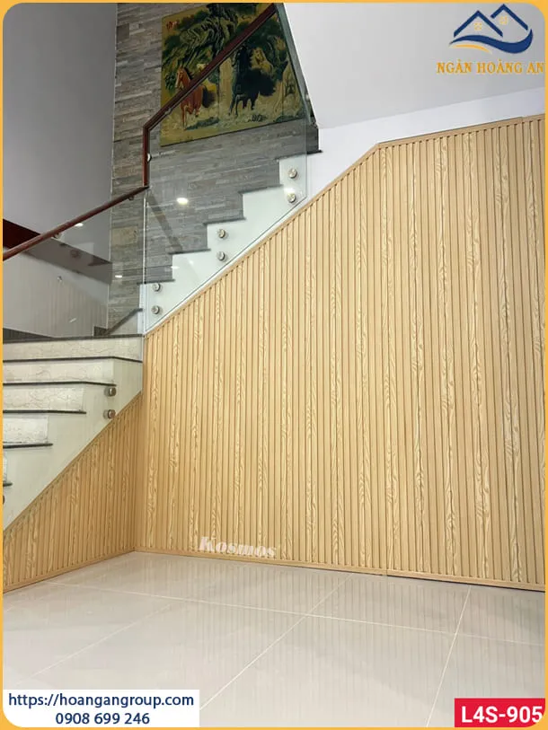  Ốp Tường Lam Sóng Nhựa Giả Gỗ Tại Quận 12 TPHCM