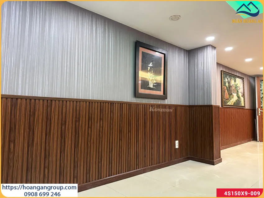 Ốp Tường Nhựa Lam Sóng Giả Gỗ Tại Bình Chánh TPHCM Ốp Tường Nhựa Lam Sóng Giả Gỗ Tại Bình Chánh TPHCM
