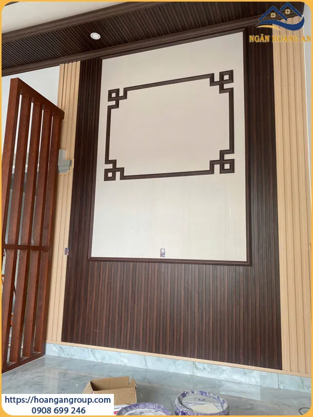  Ốp Tường Nhựa Lam Sóng Nano Giả Gỗ Tại Quận 2 TPHCM